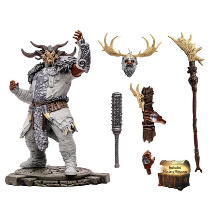 McFarlane Toys Diablo IV Lightning Storm Druid (Epic) 1:12 Scale Posed Figure with Interchangeable Head and Hand, 3 Weapons, Display Base, and Mystery Weapon - Channel the Fury of Nature's Wrath