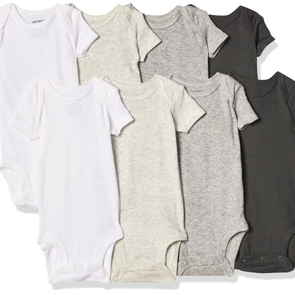 Carter's Baby Boys' 8-pack Short-sleeve Bodysuits,