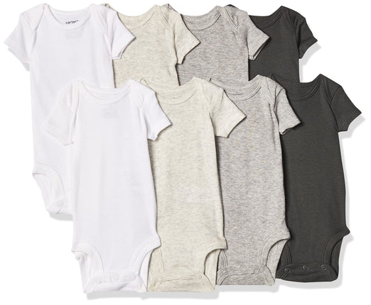 Carter's Baby Boys' 8-pack Short-sleeve Bodysuits,