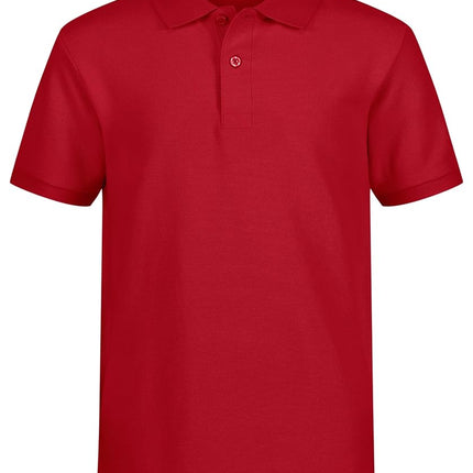 Nautica Big Boys' Uniform Short Sleeve Pique Polo,