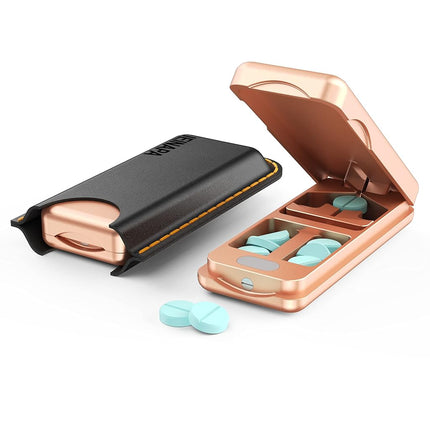 JEINAPA Pill Cutter with Auto Centering Device, Al