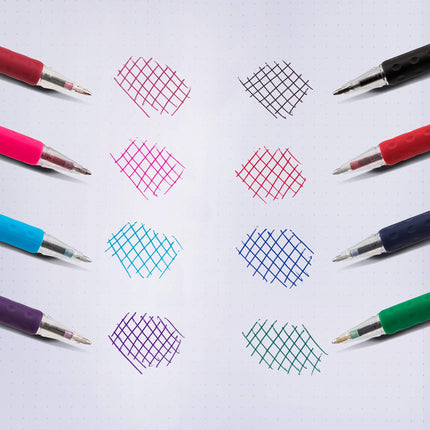 Bolígrafo Pentel RSVP, (0.7mm) Trazo Fino, Tinta Azul, Contenedor de 72 unidades (BK90PC72C)