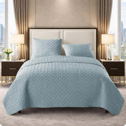 VCNY Home Quilt Set-Ultra-Soft Reversible Coverlet