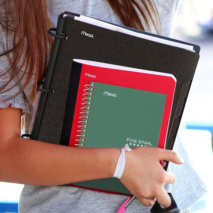 Five Star Spiral Notebook, 1 Subject, College Ruled Paper, Personal Size, 4-3/8" x 7", 80 Sheets, Fights Ink Bleed, Water Resistant Cover, Seaglass Green (450048CH1-ECM)