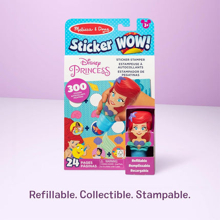 Melissa & Doug Sticker Wow! Activity Pad & Sticker Stamper - Ariel