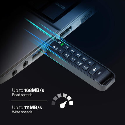 iStorage datAshur Personal2 16 GB | Secure Flash Drive | Password Protected | Portable | Military Grade Hardware Encryption