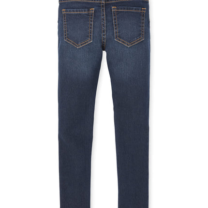 The Children's Place Girls Super Skinny Jeans,Dk Twilight Wash/Victory Blue Wash 2 Pack,18