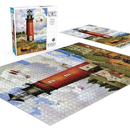 Buffalo Games - Charles Wysocki - Daddy's Coming Home - 1000 Piece Jigsaw Puzzle for Adults - Challenging Puzzle Perfect for Game Nights