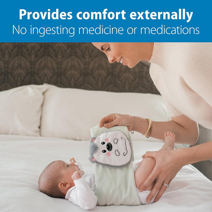 Dr. Brown's Infant Gripebelt Heated Belly Band, Soothe Baby's Tummy with Gentle Warmth and Compression, Hedgehog, 0m+