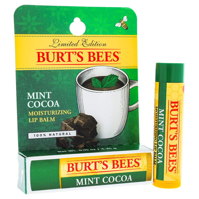 Burt's Bees Mint Cocoa Blister Lip Balm, 0.15 oz