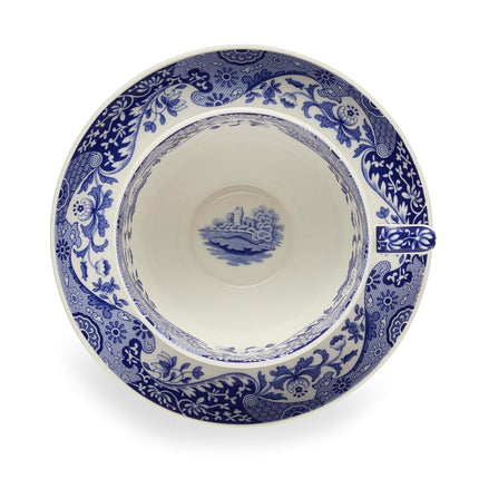 Portmeirion Home & Gifts BLI1290-X Jumbo Cup & Saucer, Blue & White, 0.56L/20fl.oz