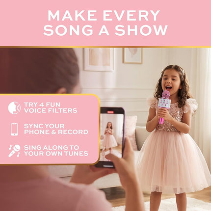 FAO Schwarz® Bluetooth® Karaoke Microphone with Vocal Effects