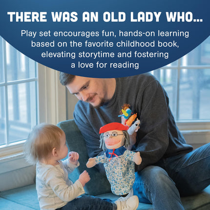 There was an Old Lady Who. Puppet Set