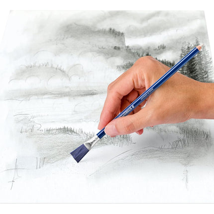 Staedtler Mars Rasor 526 61 Eraser Pencil with Brush (Pack of 12)
