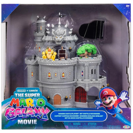 The Super Mario Galaxy Movie Bowser Castle Playset with 4cm Figure