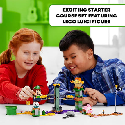LEGO Super Mario Adventures with Luigi Starter Course Toy for Kids, Interactive Figure and Buildable Game Set, Girls & Boys Gifts Age 6 Plus, Creative Toys 71387