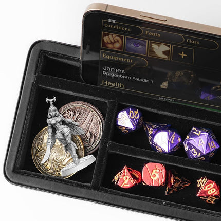 Soar Forge Sanctum Dice Box - Premium Case & Tray for DND
