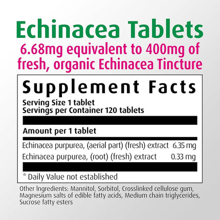 A Vogel Echinaforce Echinacea Tablets, 380 mg - 120 Tablets