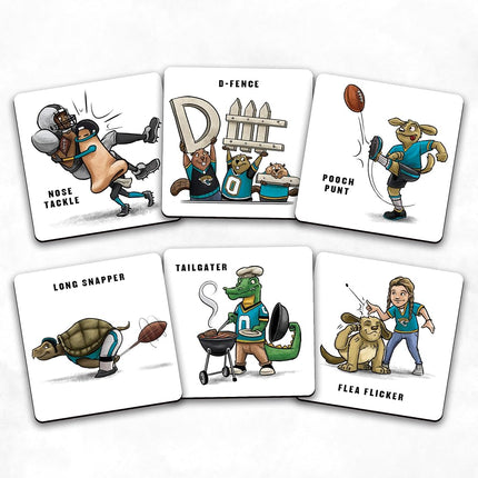 YouTheFan NFL Jacksonville Jaguars Licensed Memory Match Game, Medium