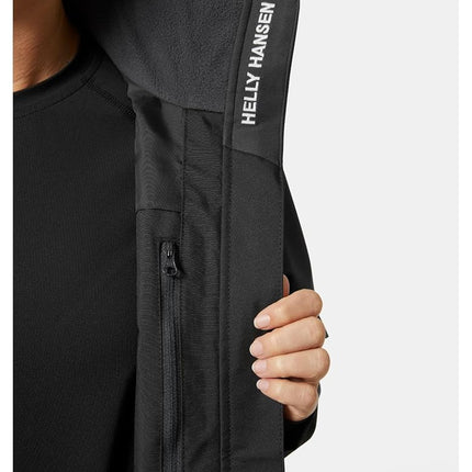 Helly Hansen Women's Crew Hooded Jacket, Black, M