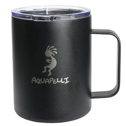 Aquapelli Vacuum Insulated Mug with Handle, 12 oz