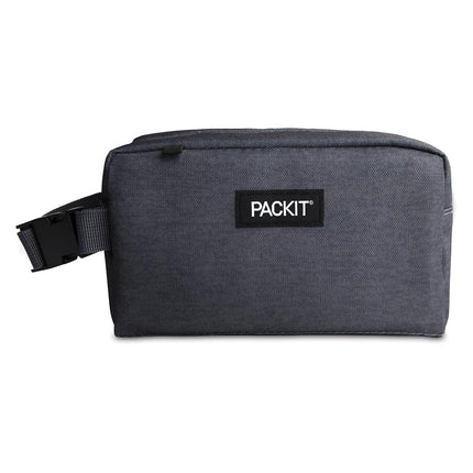 PackIt Freezable Snack Box, City Charcoal, Built w