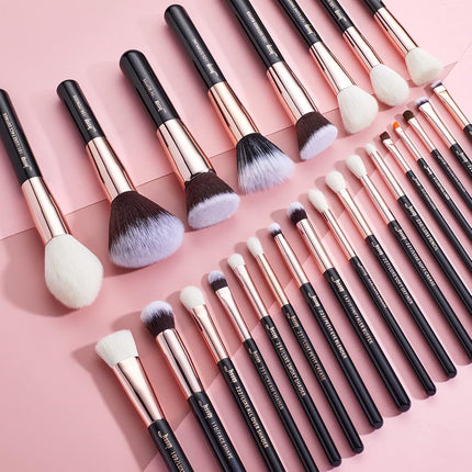 Jessup Makeup Brushes Set Professional 25pcs Natural Face & Eye Brush T155