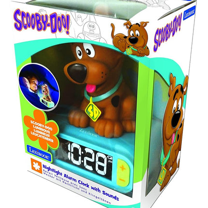 LEXIBOOK, Scooby-Doo Nightlight Alarm Clock, RL800SD