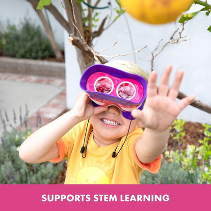 Educational Insights GeoSafari Jr. Kidnoculars, Pink: Kids Binoculars, Perfect Outdoor Play for Preschool Science