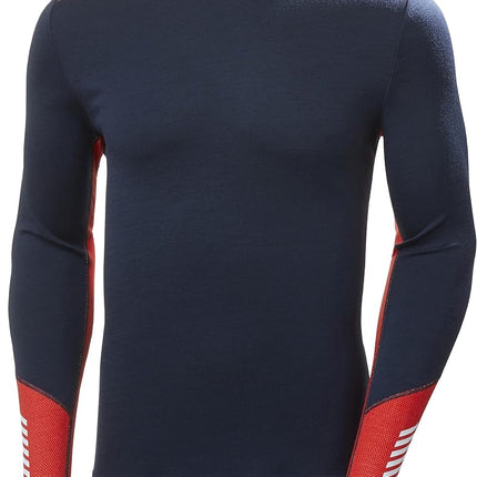 Helly Hansen Men's Lifa Merino Midweight Crew, Nav