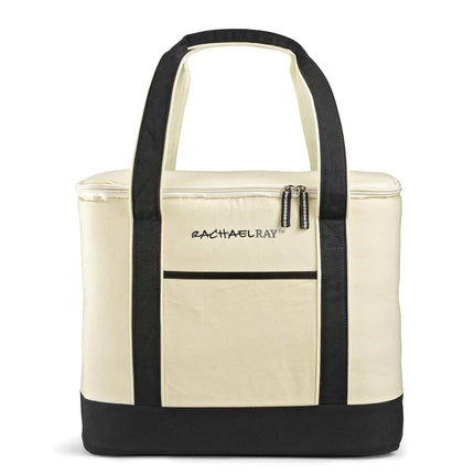 Bolso de lona térmico aislado Rachael Ray, color marfil