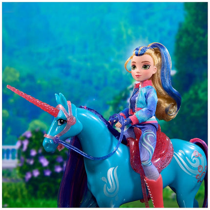 Unicorn Academy, Power of Friendship Isabel Doll with Trophy, Medal & 5 Fashion Accessories, 9.5”, Dolls & Unicorn Toys for Girls Ages 4 and up