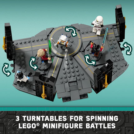 Juguete de construcción LEGO Star Wars El duelo de Ahsoka Tano en Peridea para niños, juguete coleccionable con 5 minifiguras de Star Wars, incluyendo al Gran Almirante Thrawn y Ahsoka, regalo divertido para niños y niñas de 8 años, 75385