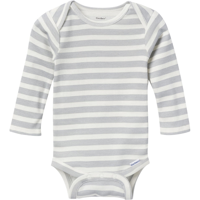 Gerber Body de Bebé Unisex Multipack (Manga Corta y Larga), Oso Polar, 0-3 Meses