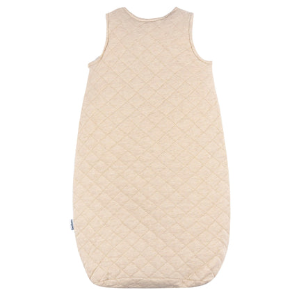 Gerber Unisex Baby Quilted Wearable Blanket, Oatmeal Heather, 0-6 Months