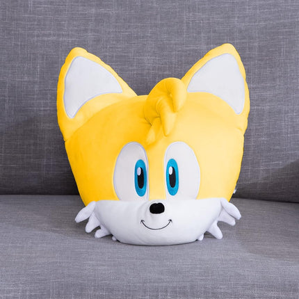 Club Mocchi- Mocchi- Sonic The Hedgehog Tails Mega Plush Toy, 15 inch