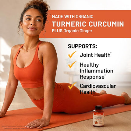 NatureWise Curcumin Turmeric 2250mg - 95% Curcuminoids 500mg - Turmeric w/BioPerine Black Pepper & Ginger - Enhanced Bioavailability for Joint Support - Vegan, Non-GMO - 360 Capsules[4-Month Supply]