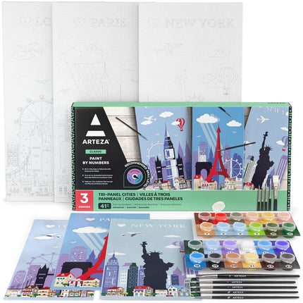ARTEZA ARTZ-4763 Art-Adults-Paint-by-Number-Kits, 