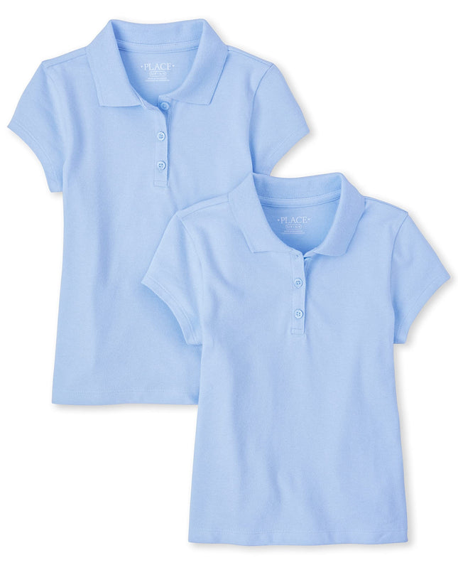 The Children's Place Girls' Short Sleeve Polo, Pac