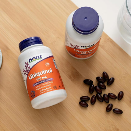 NOW Ubiquinol 100 mg,120 Softgels
