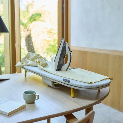 Joseph Joseph Pocket Max Portable Folding Tabletop Ironing Board, 110 cm Surface, Integrated Iron Storage