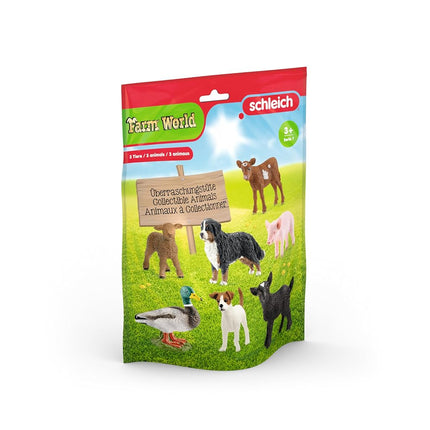 SCHLEICH Farm World Blind Bag - Contains 3 Surprise Farm Animal Toys for Kids Ages 3+