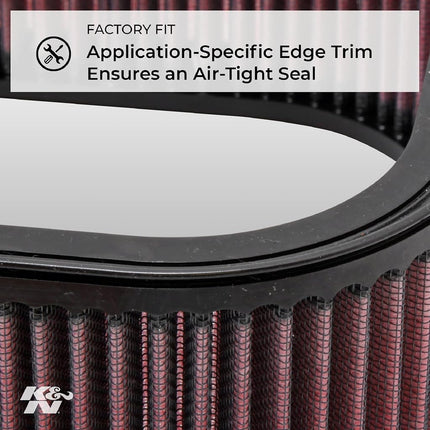 K&N Engine Air Filter: High Performance, Premium, Powersport Air Filter: Fits 1987-2009 SUZUKI (S83 Boulevard, VS1400GLP Intruder, VS1400 Intruder) SU-1487