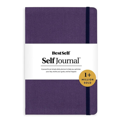 Self Journal by BestSelf — Undated 13-Week Planning, Productivity and Positivity System for Max Achievement and Goal Success — Track Gratitude, Habits and Goals Daily and Weekly (Navy)