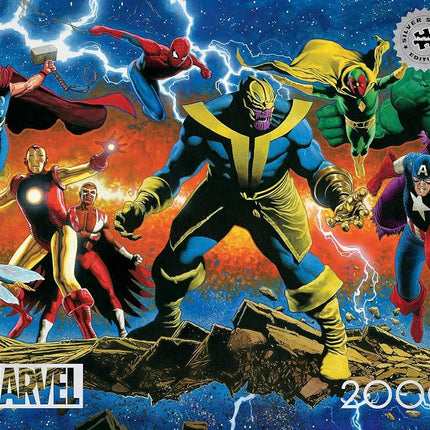 Buffalo Games - Silver Select - Marvel - Thanos Legacy #1-2000 Piece Jigsaw Puzzle for Adults -Challenging Puzzle Perfect for Game Nights - Finished Size is 38.50 x 26.50