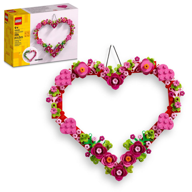 LEGO Creator Heart Ornament Set 40638, Blue