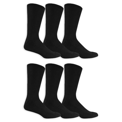 Dr. Scholl's Men's Socks (Pack of 6), black, Mens Shoe Size: 13-15