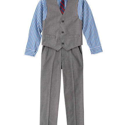 Izod Little Boys 4-Piece Formal Suit Vest Set, Med
