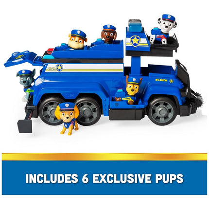 PAW Patrol Team Cruiser Vehicle With 6 Collectible Pup Figures