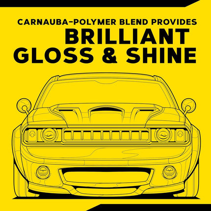 Meguiar's Gold Class Carnauba Plus Liquid Wax, 473 ml | Formulated to Enhance Colour Depth and Rich Gloss | Provides Durable UV Paint Protection | Leaves a Smooth Reflective Finish